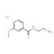 N-(2-aminoethyl)-3-methoxybenzamide hydrochloride - chemical structure image