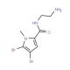 N-(2-aminoethyl)-4,5-dibromo-1-methyl-1H-pyrrole-2-carboxamide - chemical structure image