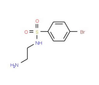 N-(2-Aminoethyl) 4-bromobenzenesulfonamide (CAS 90002-56-5) - chemical structure image
