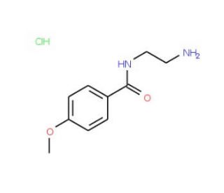 N-(2-aminoethyl)-4-methoxybenzamide hydrochloride (CAS 3560-43-8) - chemical structure image