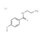 N-(2-aminoethyl)-4-methoxybenzamide hydrochloride (CAS 3560-43-8) - chemical structure image