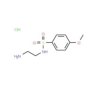 N-(2-aminoethyl)-4-methoxybenzenesulfonamide hydrochloride - chemical structure image