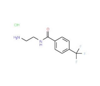 N-(2-aminoethyl)-4-(trifluoromethyl)benzamide hydrochloride (CAS 94319-93-4) - chemical structure image