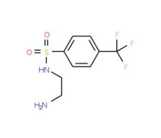 N-(2-Aminoethyl)-4-(trifluoromethyl)benzenesulfonamide (CAS 917096-84-5) - chemical structure image
