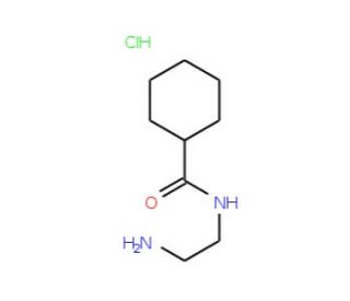 N-(2-aminoethyl)cyclohexanecarboxamide hydrochloride - chemical structure image
