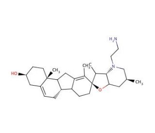 N-(2-Aminoethyl) Cyclopamine (CAS 334616-31-8) - chemical structure image