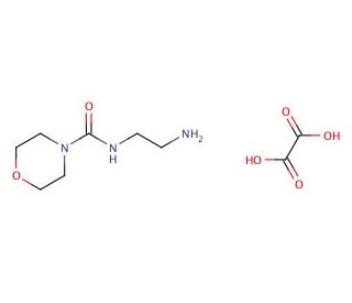 N-(2-Aminoethyl)morpholine-4-carboxamide oxalate - chemical structure image