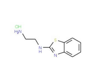 N-(2-aminoethyl)-N-1,3-benzothiazol-2-ylamine hydrochloride - chemical structure image