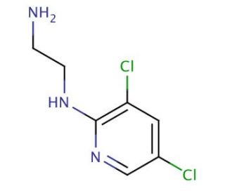 N-(2-aminoethyl)-N-(3,5-dichloropyridin-2-yl)amine - chemical structure image