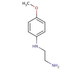 N-(2-Aminoethyl)-N-(4-methoxyphenyl)amine (CAS 24455-93-4) - chemical structure image