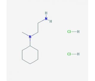 N-(2-aminoethyl)-N-cyclohexyl-N-methylamine dihydrochloride - chemical structure image