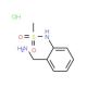 N-[2-(aminomethyl)phenyl]methanesulfonamide hydrochloride (CAS 1170256-90-2) - chemical structure image