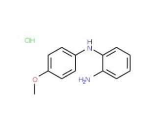 N-(2-aminophenyl)-N-(4-methoxyphenyl)amine hydrochloride (CAS 25914-22-1) - chemical structure image