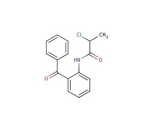 N-(2-benzoylphenyl)-2-chloropropanamide - chemical structure image