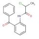 N-(2-benzoylphenyl)-2-chloropropanamide - chemical structure image