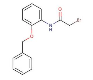 N-[2-(Benzyloxy)phenyl]-2-bromoacetamide (CAS 947240-53-1) - chemical structure image