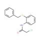 N-[2-(benzylthio)phenyl]-2-chloroacetamide (CAS 6397-35-9) - chemical structure image