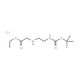 N-[2-(Boc-amino)ethyl]glycine ethylester hydrochloride (CAS 72648-80-7) - chemical structure image