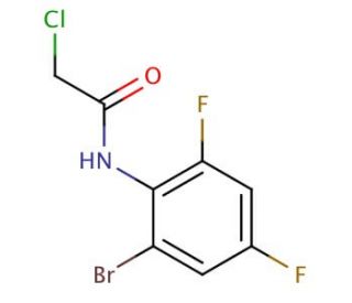 N-(2-bromo-4,6-difluorophenyl)-2-chloroacetamide - chemical structure image