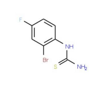 N-(2-Bromo-4-fluorophenyl)thiourea - chemical structure image