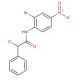 N-(2-Bromo-4-nitro-phenyl)-2-chloro-2-phenyl-acetamide - chemical structure image