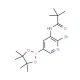 N-(2-Bromo-5-(4,4,5,5-tetramethyl-1,3,2-dioxaborolan-2-yl)pyridin-3-yl)pivalamide - chemical structure image