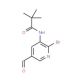 N-(2-Bromo-5-formylpyridin-3-yl)pivalamide - chemical structure image