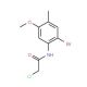 N-(2-Bromo-5-methoxy-4-methylphenyl)-2-chloroacetamide - chemical structure image