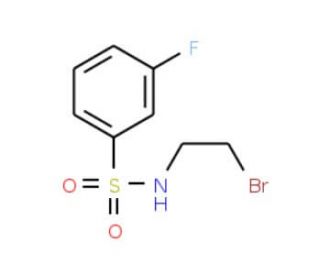 N-(2-Bromo-ethyl)-3-fluoro-benzenesulfonamide - chemical structure image