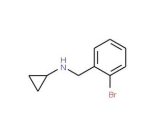 N-(2-bromobenzyl)-N-cyclopropylamine - chemical structure image