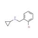 N-(2-bromobenzyl)-N-cyclopropylamine - chemical structure image