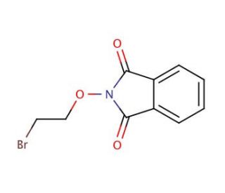 N-(2-Bromoethoxy)phthalimide (CAS 5181-35-1) - chemical structure image
