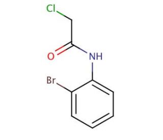 N-(2-Bromophenyl)-2-chloroacetamide (CAS 6090-78-4) - chemical structure image