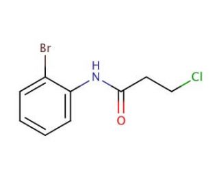 N-(2-bromophenyl)-3-chloropropanamide - chemical structure image