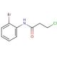 N-(2-bromophenyl)-3-chloropropanamide - chemical structure image