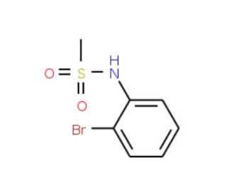 N-(2-Bromophenyl)methansulfonamide (CAS 116547-91-2) - chemical structure image