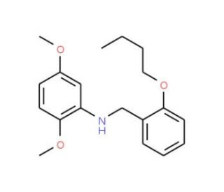 N-(2-Butoxybenzyl)-2,5-dimethoxyaniline - chemical structure image