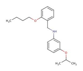 N-(2-Butoxybenzyl)-3-isopropoxyaniline - chemical structure image