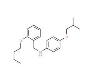 N-(2-Butoxybenzyl)-4-isobutoxyaniline - chemical structure image