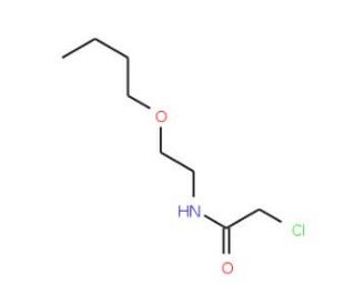 N-(2-butoxyethyl)-2-chloroacetamide - chemical structure image