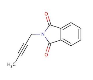 N-(2-Butynyl)phthalimide (CAS 113439-83-1) - chemical structure image