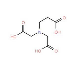 N-(2-Carboxyethyl)iminodiacetic acid (CAS 6245-75-6) - chemical structure image