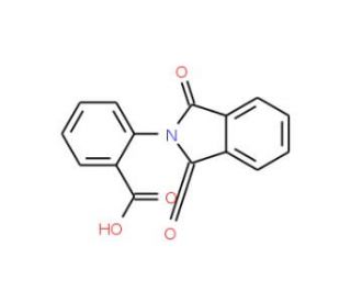N-(2-Carboxyphenyl)phthalimide (CAS 41513-78-4) - chemical structure image