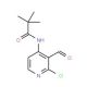 N-(2-Chloro-3-formylpyridin-4-yl)pivalamide (CAS 338452-91-8) - chemical structure image