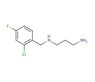 N-(2-Chloro-4-fluorobenzyl)propane-1,3-diamine - chemical structure image