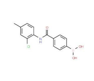 N-(2-Chloro-4-methylphenyl) 4-boronobenzamide (CAS 913835-39-9) - chemical structure image