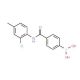 N-(2-Chloro-4-methylphenyl) 4-boronobenzamide (CAS 913835-39-9) - chemical structure image