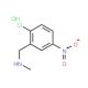 N-(2-chloro-5-nitrobenzyl)-N-methylamine hydrochloride (CAS 1177318-36-3) - chemical structure image