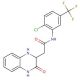 N-[2-chloro-5-(trifluoromethyl)phenyl]-2-(3-oxo-1,2,3,4-tetrahydroquinoxalin-2-yl)acetamide - chemical structure image