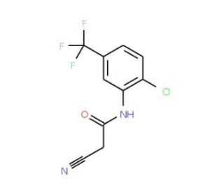 N-(2-Chloro-5-trifluoromethyl-phenyl)-2-cyano-acetamide (CAS 63034-98-0) - chemical structure image